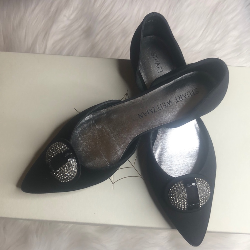 Stuart Weitzman silk flats size 5.5M